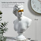 Monochrome David Resin Statue Sculpture – Timeless Elegance for Modern Spaces