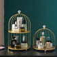 Elegant Iron Storage Shelves Organizer – Birdcage Design for Stylish Home Organization