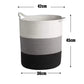 Cotton Rope Laundry Bucket – Large Storage Basket with Handles