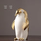 Luxury Penguin Sculpture Home Decor – Handcrafted Modern Art for Stylish Interiors