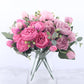 Exquisite Lifelike Artificial Peony Flower Bouquet – Elegant Décor for Home, Office, or Special Occasions