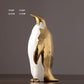 Luxury Penguin Sculpture Home Decor – Handcrafted Modern Art for Stylish Interiors