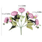 Exquisite Lifelike Artificial Peony Flower Bouquet – Elegant Décor for Home, Office, or Special Occasions