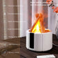 Remote Control Aroma Diffuser – Modern Ultrasonic Essential Oil Diffuser with Realistic Flame Effect