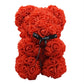 Romantic 25cm Artificial Rose Bear – Perfect Gift for Anniversaries, Valentine's Day, or Special Occasions