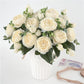 Exquisite Lifelike Artificial Peony Flower Bouquet – Elegant Décor for Home, Office, or Special Occasions