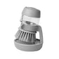 Kitchen Scrub Brush for Household Cleaning - Multi-Use Soap Dispensing Dish Brush