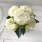 Elegant Silk Peony Artificial Flower Bouquet – Lifelike Roses for Home Décor and Special Occasions