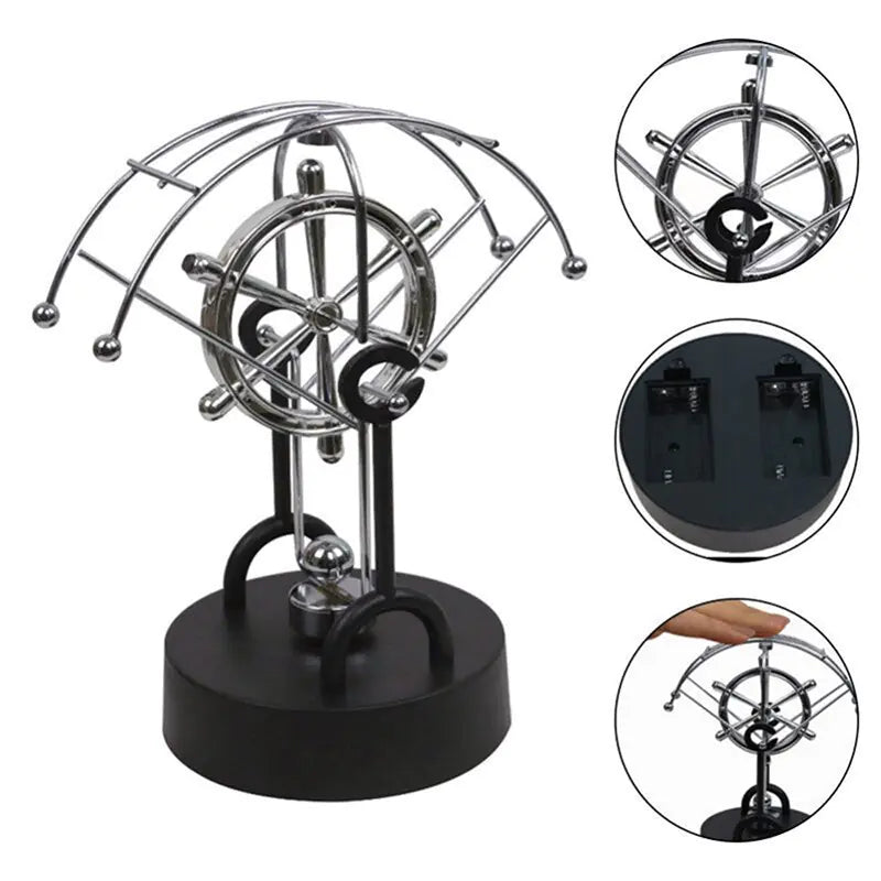 Newton's Pendulum Mini Physics Desk Decor – Educational & Entertaining Home Decor