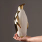 Luxury Penguin Sculpture Home Decor – Handcrafted Modern Art for Stylish Interiors