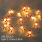 Festive Christmas LED String Lights – Santa, Snowflakes & More for Indoor & Outdoor Use