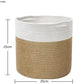 Cotton Rope Laundry Bucket – Large Storage Basket with Handles