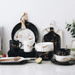 Luxury Marble-Patterned European Ceramic Dinnerware Set – Modern Elegance by N.G.I Goods