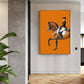 Abstract Knight on Horseback Canvas Art