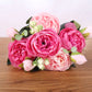 Exquisite Lifelike Artificial Peony Flower Bouquet – Elegant Décor for Home, Office, or Special Occasions