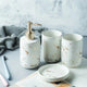 Luxury Ceramic Eco-Friendly Bathroom Accessory Set – Elevate Your Bathroom Décor