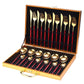 Luxury Gold-Plated Stainless Steel Cutlery Set – Elegant Dining by N.G.I Goods