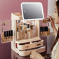 LED Desktop Storage Box – The Ultimate Organizer with Smart LED Illumination for Effortless Beauty