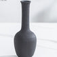 Elegant Frosted Black Ceramic Vases – Timeless Sophistication for Home Décor