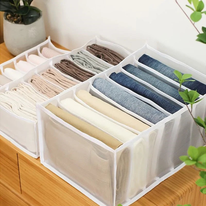 Premium Compartment Storage Box Closet Organizer