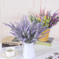 Lifelike Artificial Lavender Flower Bouquet – 38cm Elegant Faux Floral Décor