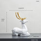 Resin Deer Statue Sculpture – Elegant Home Decor