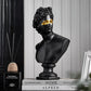 Monochrome David Resin Statue Sculpture – Timeless Elegance for Modern Spaces