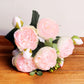 Exquisite Lifelike Artificial Peony Flower Bouquet – Elegant Décor for Home, Office, or Special Occasions