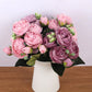 Exquisite Lifelike Artificial Peony Flower Bouquet – Elegant Décor for Home, Office, or Special Occasions