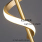 Elegant Spiral LED Pendant Lamp - Modern Lighting for Stylish Homes