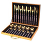 Luxury Gold-Plated Stainless Steel Cutlery Set – Elegant Dining by N.G.I Goods