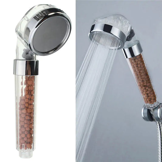 Bathroom Water Therapy Shower Head – Negative Ion, High-Pressure Eco-Friendly Filtration