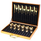 Luxury Gold-Plated Stainless Steel Cutlery Set – Elegant Dining by N.G.I Goods