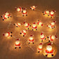 Festive Christmas LED String Lights – Santa, Snowflakes & More for Indoor & Outdoor Use