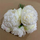 Lifelike Artificial Peony Flower Bouquet – Perfect for Home, Office, or Event Décor