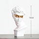 Monochrome David Resin Statue Sculpture – Timeless Elegance for Modern Spaces