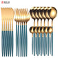 Luxury Gold-Plated Stainless Steel Cutlery Set – Elegant Dining by N.G.I Goods