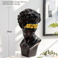 Monochrome David Resin Statue Sculpture – Timeless Elegance for Modern Spaces