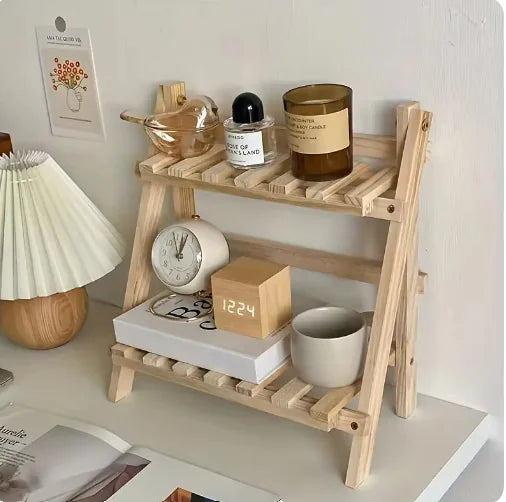 Minimalist Wood Storage Rack – A Blend of Functionality and Timeless Elegance