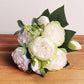 Exquisite Lifelike Artificial Peony Flower Bouquet – Elegant Décor for Home, Office, or Special Occasions