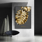 Luxury Gold Leaf Wall Art Canvas Set – Modern Abstract Painting for Home Decor