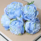 Lifelike Artificial Peony Flower Bouquet – Perfect for Home, Office, or Event Décor