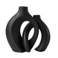 Nordic Ceramic Interlock Vase – Modern Scandinavian Home Decor