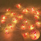 Festive Christmas LED String Lights – Santa, Snowflakes & More for Indoor & Outdoor Use