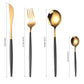 Luxury Gold-Plated Stainless Steel Cutlery Set – Elegant Dining by N.G.I Goods