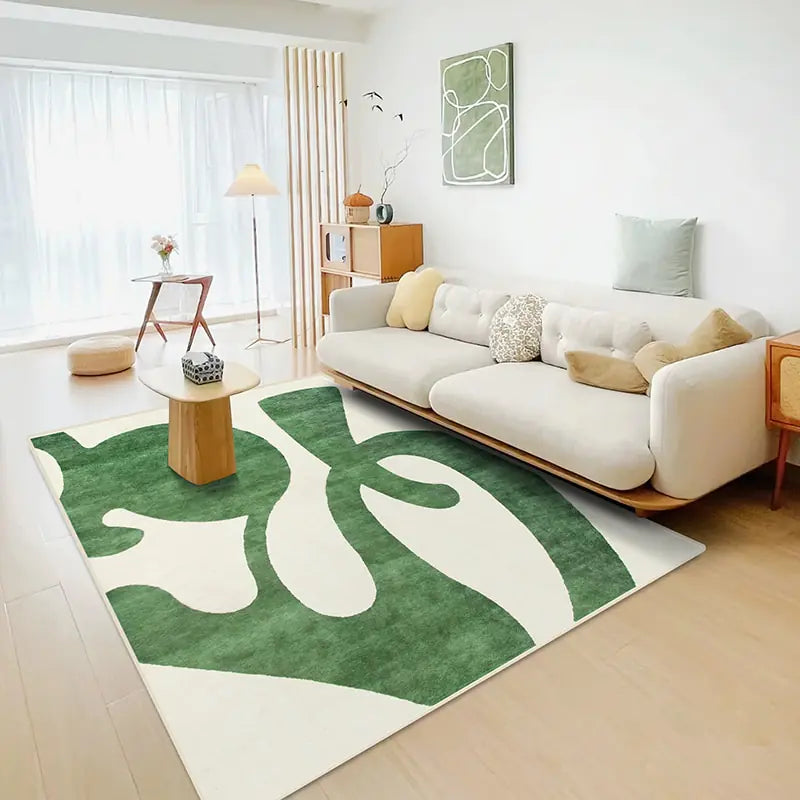 Large Abstract Living Room Carpet – Bold, Artistic Statement Rug Piece