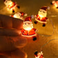 Festive Christmas LED String Lights – Santa, Snowflakes & More for Indoor & Outdoor Use