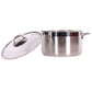 Serenk Modernist 5-Piece Stainless Steel Cookware Set | 18/10 Steel | Optimal Heat Distribution