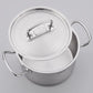 Korkmaz Proline Stainless Steel Stockpot 2.7L | High Heat Transfer | Professional-Grade Cookware