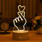 3D Acrylic Night Lamp (25+ Different Designs) | USB-Powered Decorative Light with Adjustable Brightness